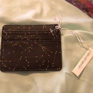 Vegan leather cardholder wallet